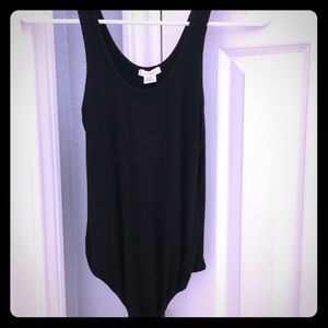 Black Tank Top Bodysuit